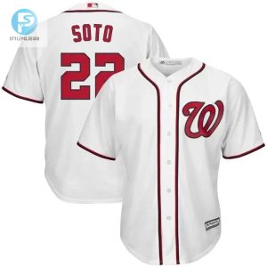 Juan Soto Washington Nationals Home Official Cool Base Player Jersey White stylepulseusa 1 1