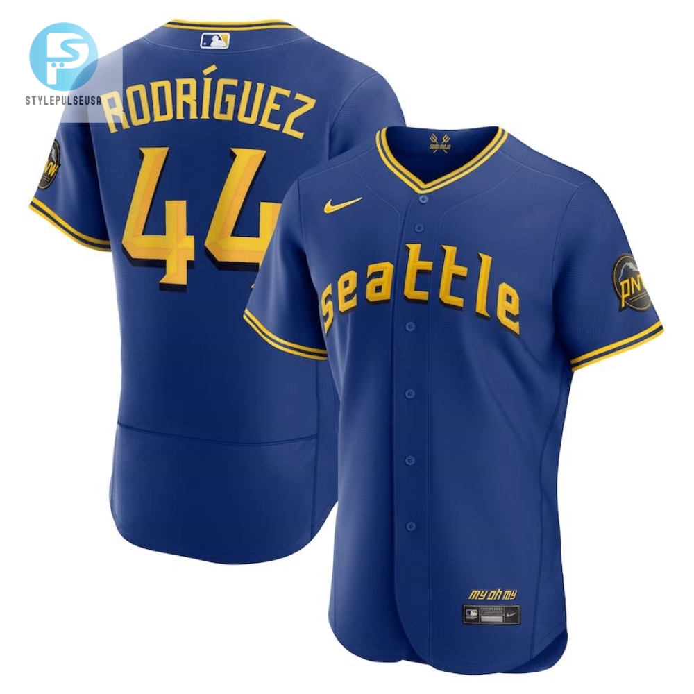 Julio Rodriguez 44 Seattle Mariners 2023 City Connect Elite Jersey Royal stylepulseusa 1