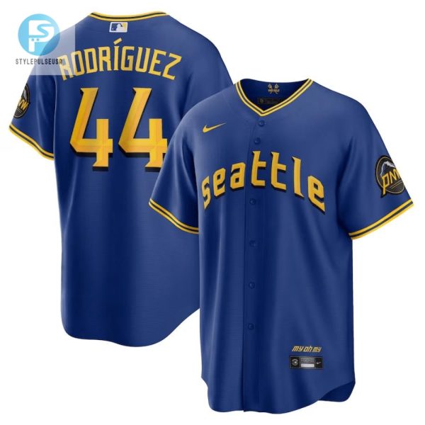 Julio Rodriguez 44 Seattle Mariners 2023 City Connect Game Jersey Royal stylepulseusa 1