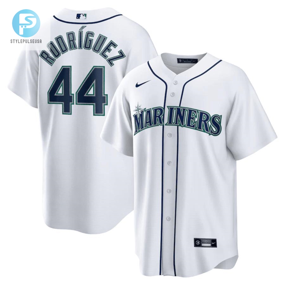 Julio Rodriguez 44 Seattle Mariners Home Men Jersey  White 