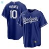 Justin Turner Los Angeles Dodgers Alternate Replica Player Name Jersey Royal Mlb stylepulseusa 1