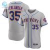 Justin Verlander 35 New York Mets Road Player Elite Jersey Gray stylepulseusa 1