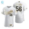 Kansas City Royals 56 Brad Keller Mlb Golden Brandedition White Jersey Gift For Royals Fans stylepulseusa 1