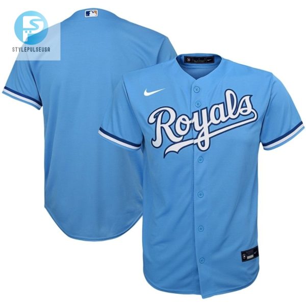 Kansas City Royals 2020 Mlb Personalized Custom Sky Blue Jersey stylepulseusa 1