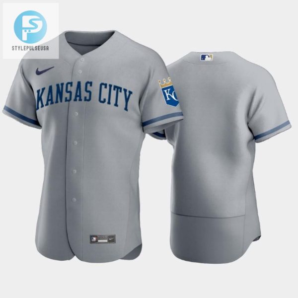 Kansas City Royals 202223 Gray Mens Jersey stylepulseusa 1