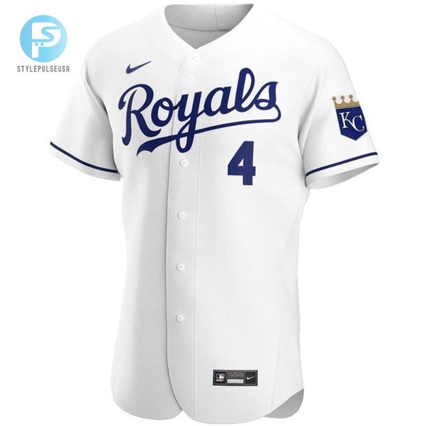 Kansas City Royals Alex Gordon 4 2020 Mlb White Jersey stylepulseusa 1