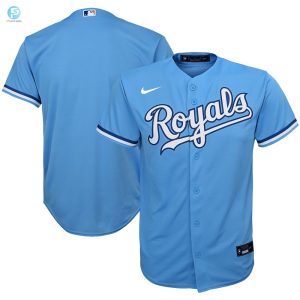 Kansas City Royals Alternate Replica Team Jersey Light Blue Mlb stylepulseusa 1 1