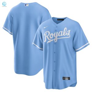 Kansas City Royals Alternate Replica Team Logo Jersey Light Blue Mlb stylepulseusa 1 1