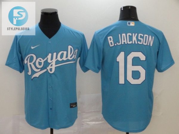 Kansas City Royals Bo Jackson 16 2020 Mlb Blue Jersey stylepulseusa 1 1