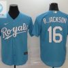 Kansas City Royals Bo Jackson 16 2020 Mlb Sky Blue Jersey stylepulseusa 1