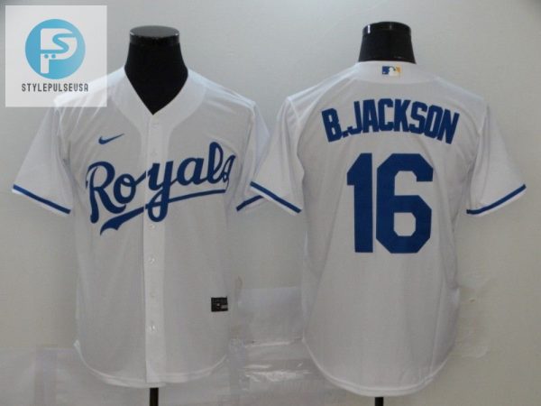 Kansas City Royals Bo Jackson 16 2020 Mlb White Jersey stylepulseusa 1 1