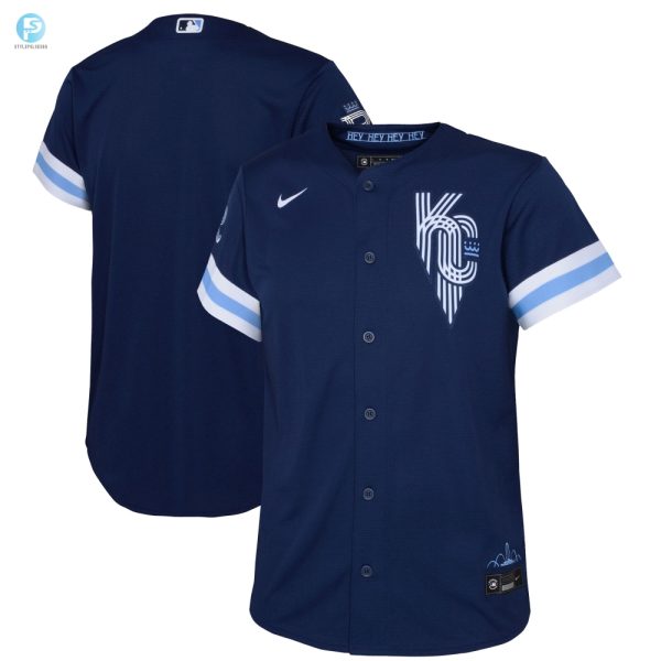 Kansas City Royals Infant 2022 City Connect Replica Jersey Navy Mlb stylepulseusa 1 1