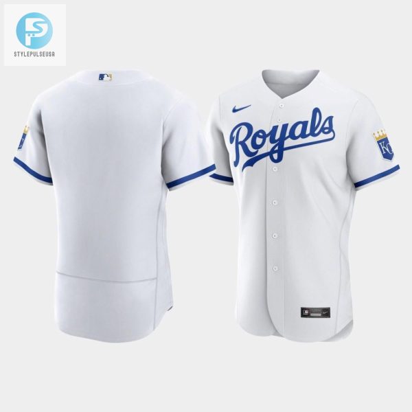 Kansas City Royals Mens 202223 Home Jersey White Jersey stylepulseusa 1 1