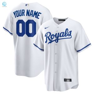 Kansas City Royals Replica Custom Jersey White Custom Jerseys Mlb stylepulseusa 1 1