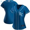 Kansas City Royals Womens Alternate Replica Team Jersey Royal Mlb stylepulseusa 1