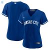 Kansas City Royals Womens Alternate Replica Team Logo Jersey Royal Mlb stylepulseusa 1