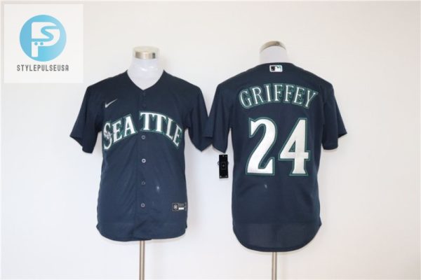 Ken Griffey Jr 24 Seattle Mariners 2020 Mlb Black Jersey stylepulseusa 1