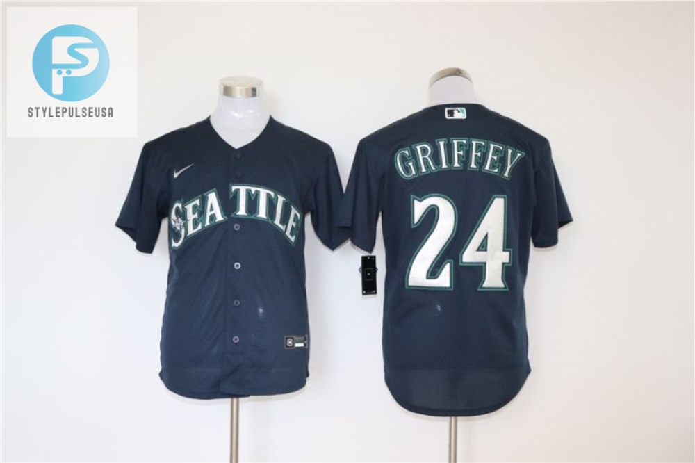 Ken Griffey Jr 24 Seattle Mariners 2020 Mlb Black Jersey 