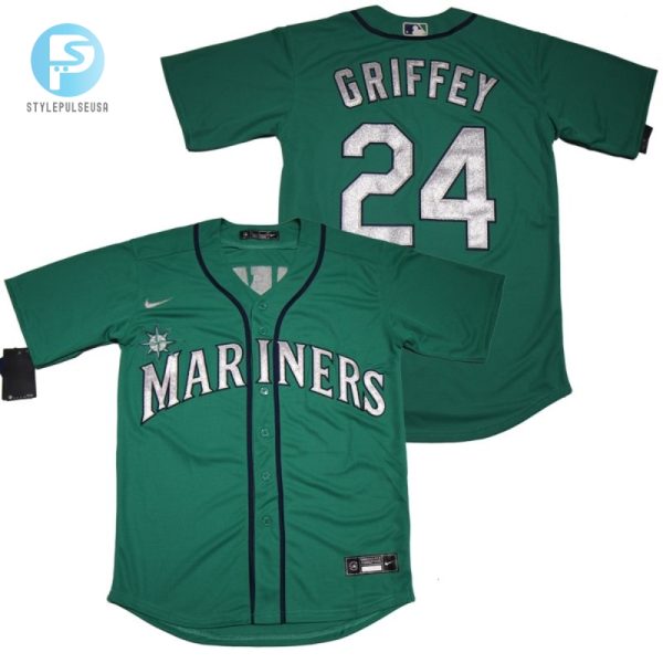 Ken Griffey Jr 24 Seattle Mariners 2020 Mlb Green Jersey stylepulseusa 1 1