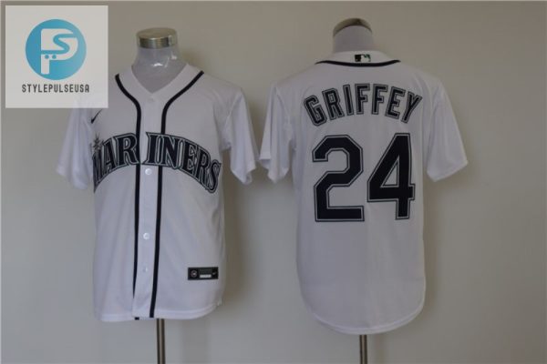 Ken Griffey Jr 24 Seattle Mariners 2020 Mlb White Jersey stylepulseusa 1 1