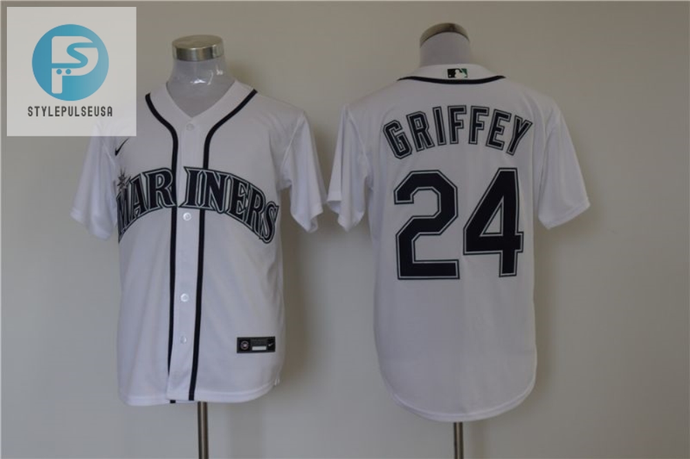 Ken Griffey Jr 24 Seattle Mariners 2020 Mlb White Jersey 