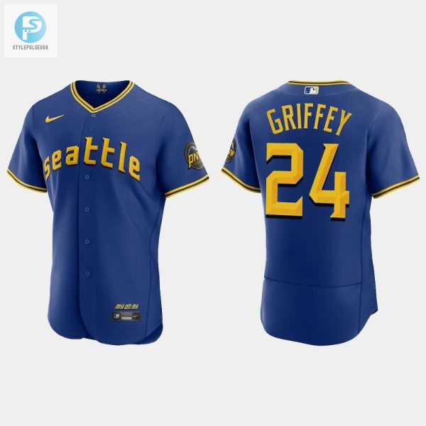 Ken Griffey Jr. 24 Seattle Mariners 2023 City Connect Elite Jersey Royal stylepulseusa 1