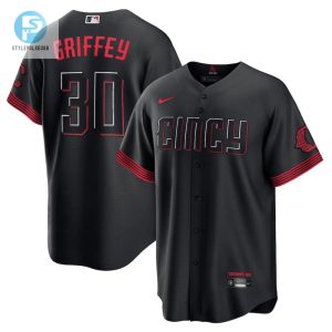 Ken Griffey Jr. 30 Cincinnati Reds 2023 City Connect Men Jersey Black stylepulseusa 1 1