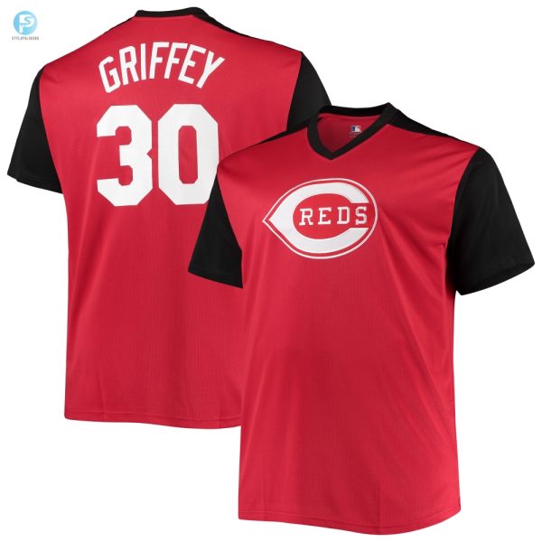 Ken Griffey Jr. Cincinnati Reds Cooperstown Collection Replica Player Jersey Redblack Mlb stylepulseusa 1 1