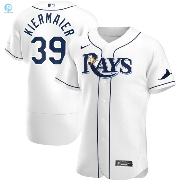 Kevin Kiermaier Tampa Bay Rays Home Authentic Player Jersey White Mlb stylepulseusa 1