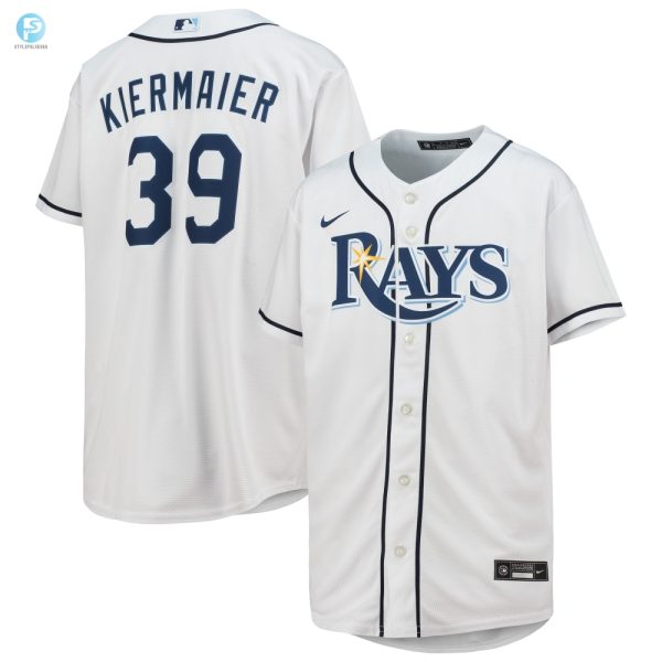 Kevin Kiermaier Tampa Bay Rays Home Replica Player Jersey White Mlb stylepulseusa 1