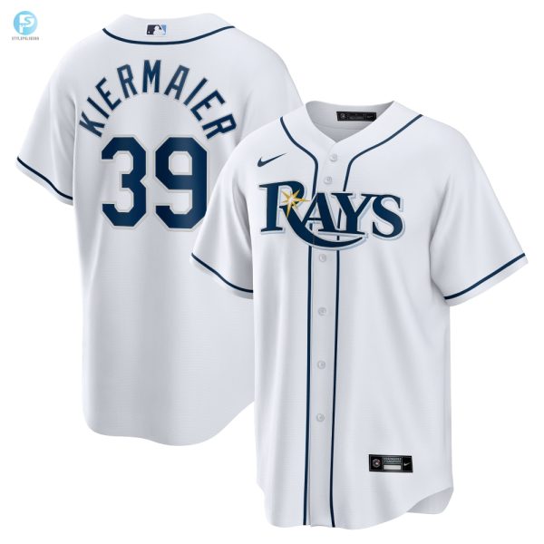 Kevin Kiermaier Tampa Bay Rays Home Replica Player Name Jersey White Mlb stylepulseusa 1