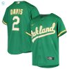 Khris Davis Oakland Athletics Alternate Replica Jersey Green Mlb stylepulseusa 1