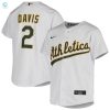 Khris Davis Oakland Athletics Home Jersey White Mlb stylepulseusa 1