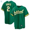 Khris Davis Oakland Athletics Official Replica Player Jersey Green Mlb stylepulseusa 1