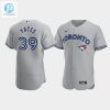 Kirby Yates 39 Toronto Blue Jays Gray Road Jersey stylepulseusa 1