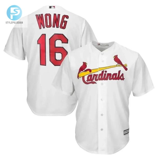 Kolten Wong St. Louis Cardinals Cool Base Player Jersey White stylepulseusa 1