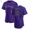 Kris Bryant 23 Colorado Rockies Alternate Jersey Purple Jersey stylepulseusa 1