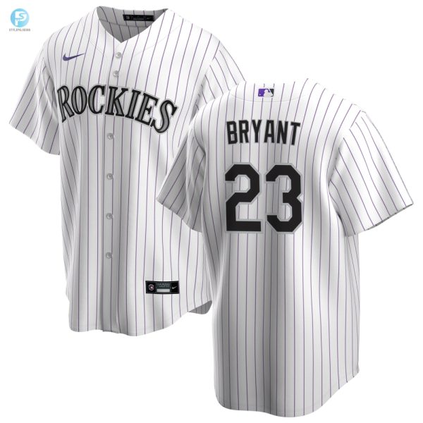 Kris Bryant 23 Colorado Rockies Home Player Name Jersey White Jersey stylepulseusa 1 1