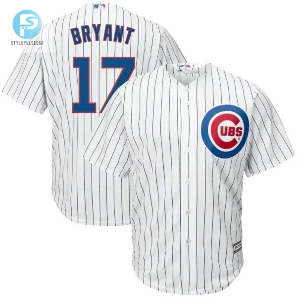 Kris Bryant Chicago Cubs Big And Tall Official Cool Base Player Jersey White Royal stylepulseusa 1