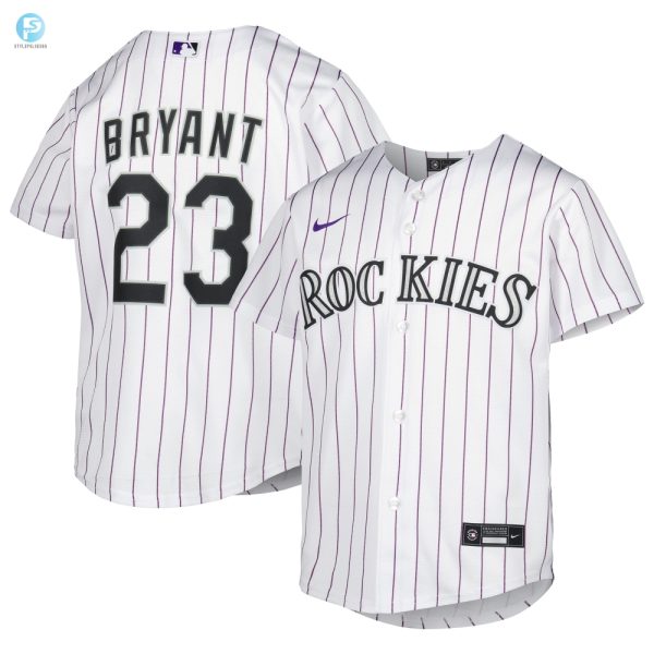 Kris Bryant Colorado Rockies Home Replica Player Jersey White Mlb stylepulseusa 1