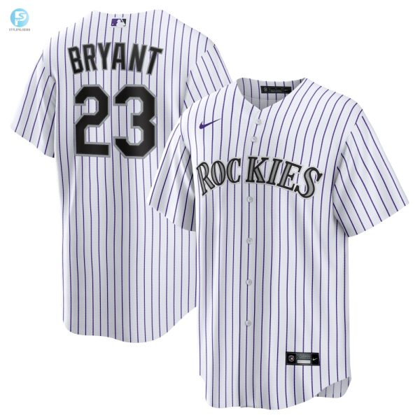 Kris Bryant Colorado Rockies Replica Player Jersey Whitepurple Mlb stylepulseusa 1