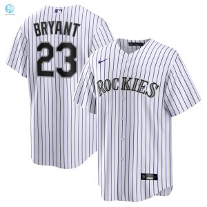 Kris Bryant Colorado Rockies Replica Player Jersey Whitepurple Mlb stylepulseusa 1 1