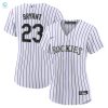 Kris Bryant Colorado Rockies Womens Replica Player Jersey Whitepurple Mlb stylepulseusa 1