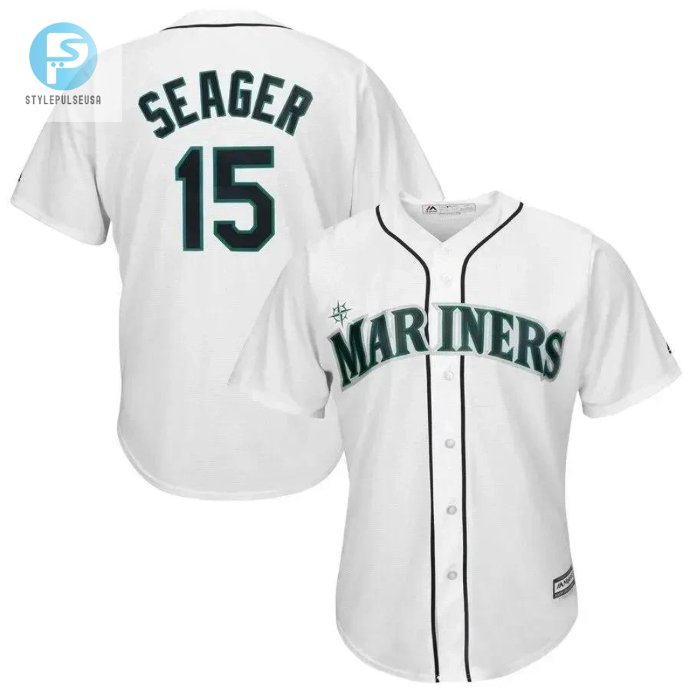 Kyle Seager Seattle Mariners Cool Base Player Jersey  White 