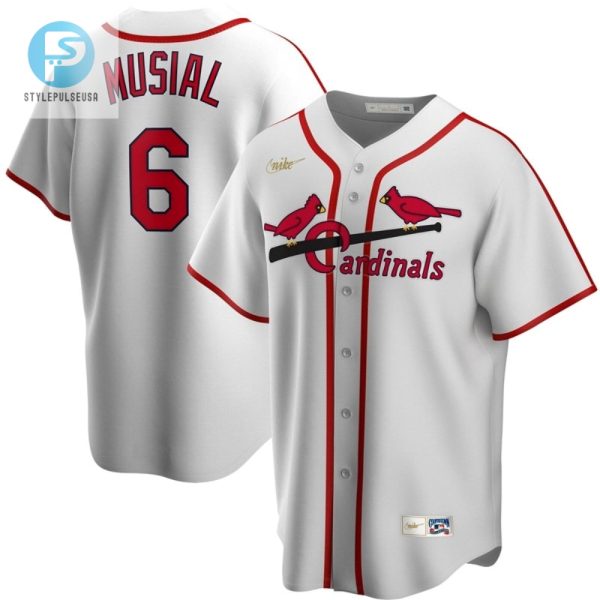 Legend Stan Musial 6 St Louis Cardinals 2020 Mlb White Jersey stylepulseusa 1 1