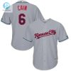 Lorenzo Cain Kansas City Royals Fashion Stars And Stripes Cool Base Player Jersey Gray stylepulseusa 1