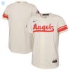 Los Angeles Angels 2022 City Connect Replica Team Jersey Cream Mlb stylepulseusa 1