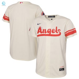 Los Angeles Angels 2022 City Connect Replica Team Jersey Cream Mlb stylepulseusa 1 1