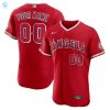 Los Angeles Angels Alternate Authentic Custom Jersey Scarlet Custom Jerseys Mlb stylepulseusa 1 1 1