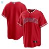 Los Angeles Angels Alternate Replica Team Jersey Red Mlb stylepulseusa 1